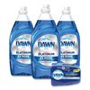 Dawn Platinum Liquid Dish Detergent, Refreshing Rain Scent, 24 oz Bottles Plus (2) Sponges/Carton, 3PK 49041